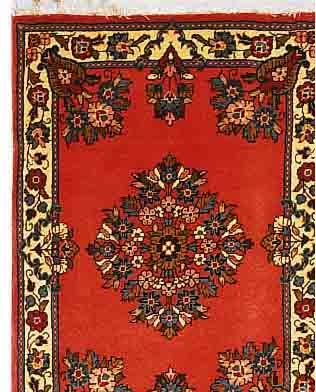 SAROGH,PERSIEN CA 96 X 67CM. FLOR WOLLE
