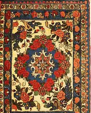 BACHTIAR,PERSIEN CA 70 X 100CM. FLOR WOLLE