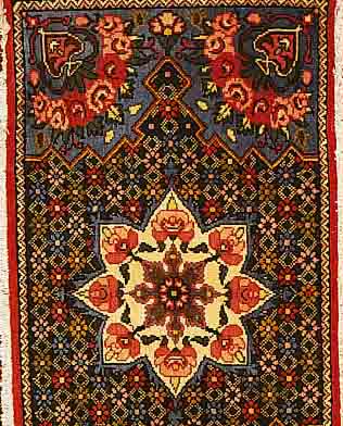 BACHTIAR,PERSIEN CA 102 X 65CM. FLOR WOLLE