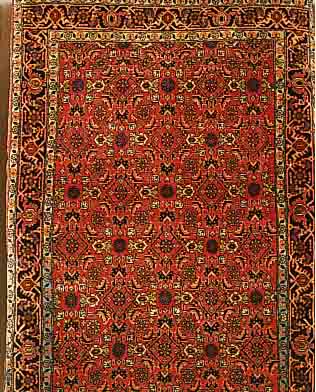 BIDJAR,PERSIEN CA 127 X 86CM. FLOR WOLLE