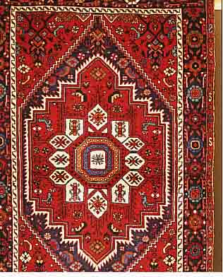 GHOLTOGH,PERSIEN CA 135 X 85CM. FLOR WOLLE