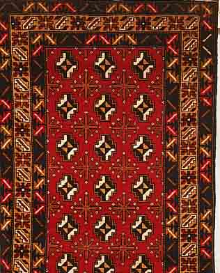 BELUTSCH,AFGHANISTAN CA 141 X 83CM. WOLLE AUF WOLLE