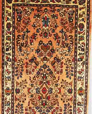 SAROGH,PERSIEN CA 151 X 70CM. FLOR WOLLE