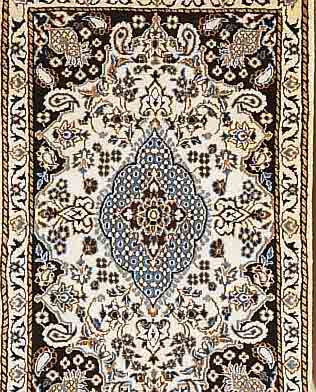 NAIN,PERSIEN CA 130 X 85CM. FLOR WOLLE