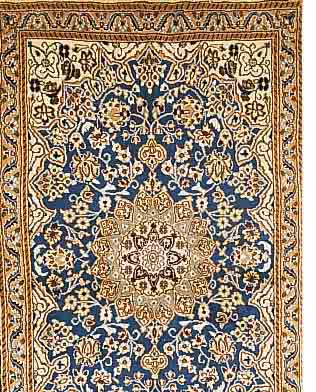 NAIN,PERSIEN CA 149 X 90CM. FLOR WOLLE