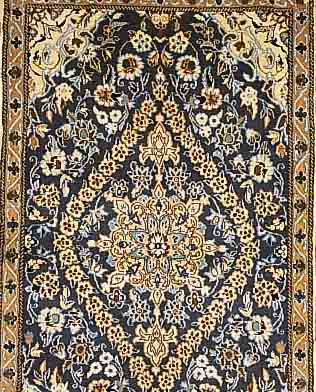 NAIN,PERSIEN CA 142 X 87CM. FLOR WOLLE