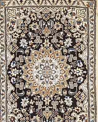 NAIN,PERSIEN CA 130 X 85CM. FLOR WOLLE