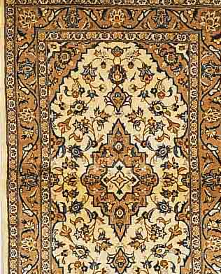KESCHAN,PERSIEN CA 153 X 100CM. FLOR WOLLE