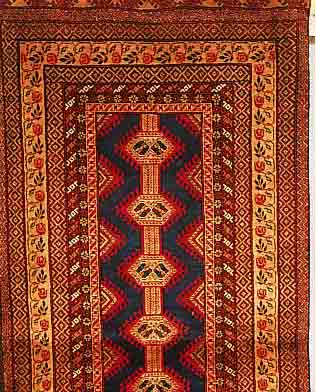 BELUTSCH,PERSIEN CA 205 X 102CM. WOLLE AUF WOLLE