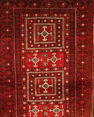 BELUTSCH,PERSIEN CA 186 X 112CM. WOLLE AUF WOLLE