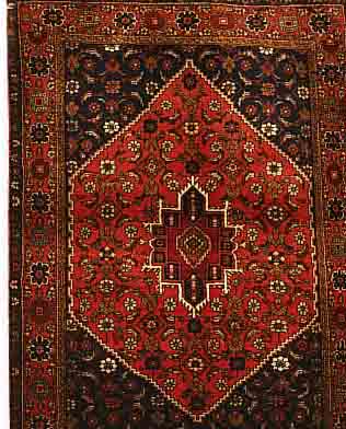 GHOLTOGH,PERSIEN CA 160 X 118CM. FLOR WOLLE