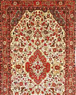 RUDBAR,PERSIEN CA 170 X 105CM. FLOR WOLLE