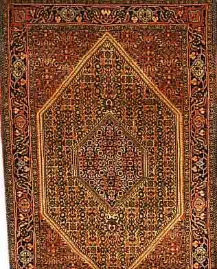 BIDJAR,PERSIEN CA 167 X 112CM. FLOR WOLLE