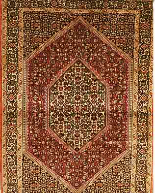 BIDJAR,PERSIEN CA 155 X 110CM. FLOR WOLLE