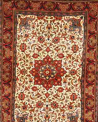 BIDJAR,PERSIEN CA 160 X 110CM. FLOR WOLLE