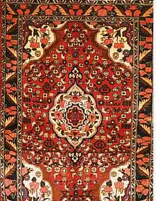 BIDJAR,PERSIEN CA 155 X 100CM. FLOR WOLLE
