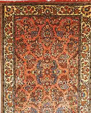 SAROGH,PERSIEN CA 156 X 108CM. FLOR WOLLE
