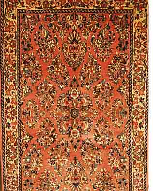 SAROGH,PERSIEN CA 168 X 109CM. FLOR WOLLE
