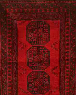 BELUTSCH,AFGHANISTAN CA 141 X 100CM. WOLLE AUF WOLLE