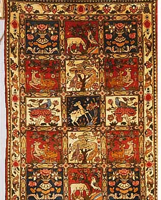 BACHTIAR,PERSIEN CA 147 X 104CM. FLOR WOLLE
