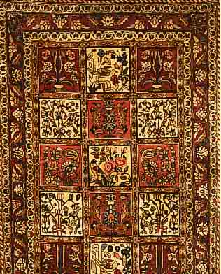 BACHTIAR,PERSIEN CA 149 X 106CM. FLOR WOLLE