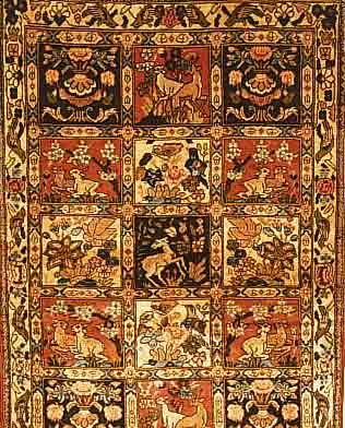 BACHTIAR,PERSIEN CA 149 X 104CM. FLOR WOLLE