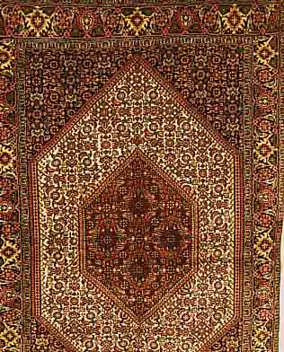 BIDJAR,PERSIEN CA 170 X 110CM. FLOR WOLLE