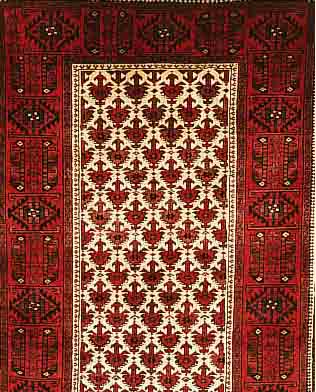 BELUTSCH,PERSIEN CA 185 X 101CM. WOLLE AUF WOLLE