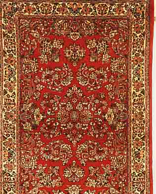 SAROGH,PERSIEN CA 154 X 104CM. FLOR WOLLE