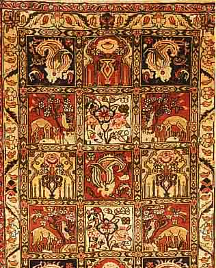 BACHTIAR,PERSIEN CA 145 X 103CM. FLOR WOLLE