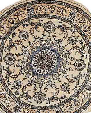 NAIN,PERSIEN DURCHMESSER CA 152CM. FLOR WOLLE