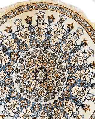NAIN,PERSIEN DURCHMESSER CA96CM. FLOR WOLLE
