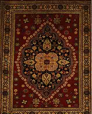 KASHGUL, PERSIEN, 95 X 59CM, FLOR WOLLE