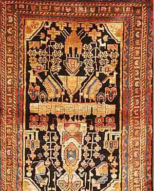 NAHAWAND, PERSIEN, 155 X 109CM, FLOR WOLLE