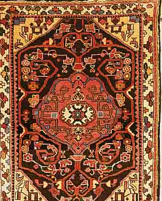 NAHAWAND, PERSIEN, 150 X 110CM, FLOR WOLLE