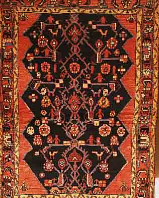 SHAHSAWAN, PERSIEN, 160 X 109CM, FLOR WOLLE