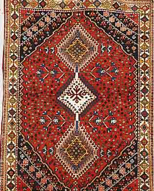 YALAMEH, PERSIEN, 145 X 105CM, WOLLE AUF WOLLE