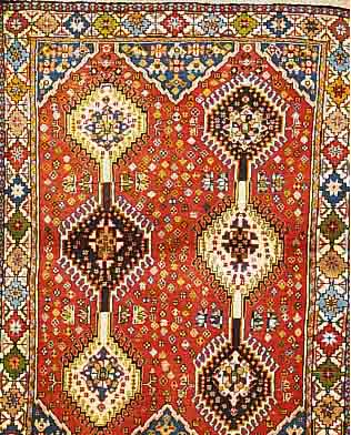 YALAMEH, PERSIEN, 140 X 100CM, WOLLE AUF WOLLE