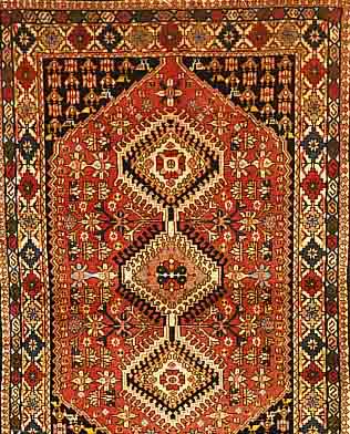 YALAMEH, PERSIEN, 155 X 103CM, WOLLE AUF WOLLE