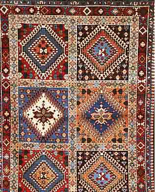 YALAMEH, PERSIEN, 145 X 103CM, WOLLE AUF WOLLE