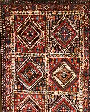 YALAMEH, PERSIEN, 154 X 103CM, WOLLE AUF WOLLE