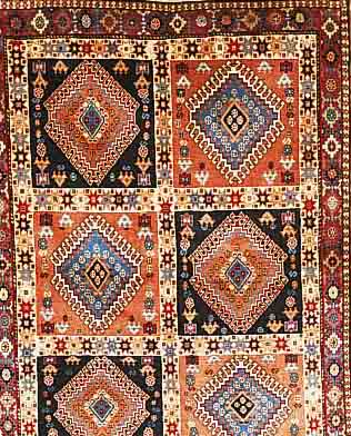 YALAMEH, PERSIEN, 140 X 102CM, WOLLE AUF WOLLE
