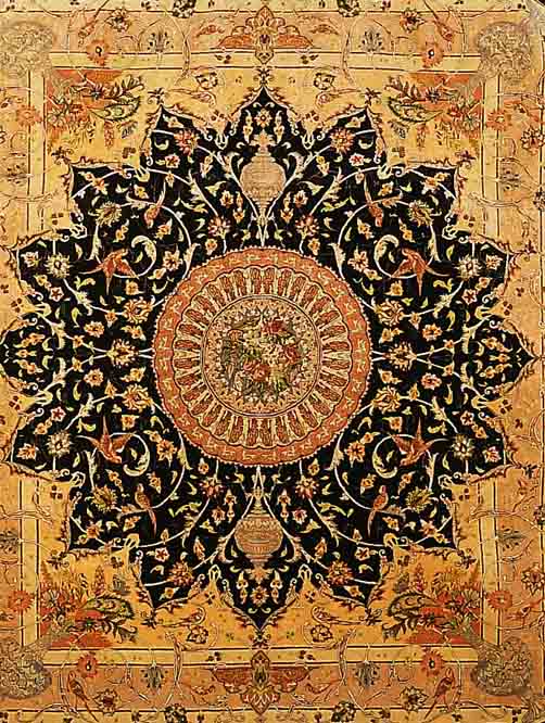 TäBRIZ FEIN, PERSIEN, 253 X 206CM, KORKWOLLE MIT SEIDE, CA.5500.000 KN/QM