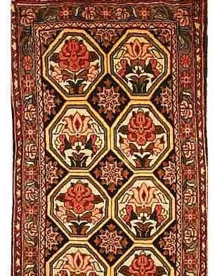 SENNEH, PERSIEN, 246 X 56CM, FLOR WOLLE