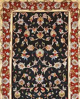 TäBRIZ FEIN, PERSIEN, 198 X 80CM, KORKWOLLE MIT SEIDE, CA.550.000 KN/QM