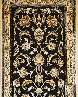 NAIN, PERSIEN, 200 X 60CM, FLOR WOLLE MIT SEIDE