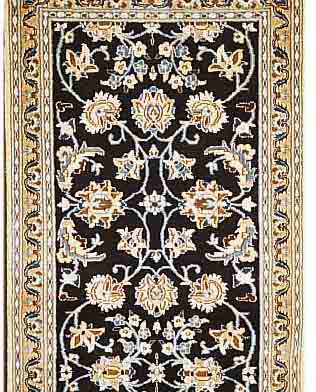 NAIN, PERSIEN, 292 X 80CM, FLOR WOLLE MIT SEIDE