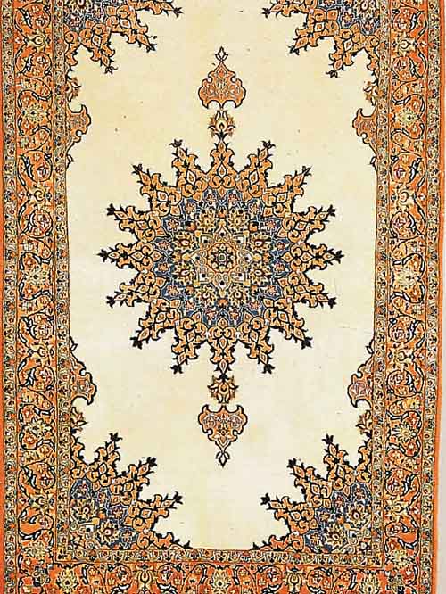 NAIN FEIN, PERSIEN, 162 X 97CM, KORKWOLLE MIT SEIDE, CA.800.000 KN/QM