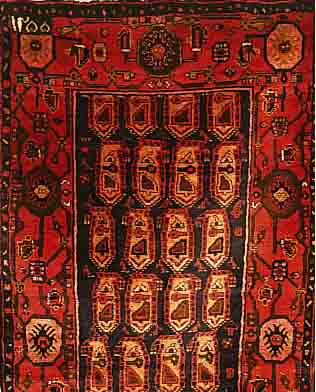 BROJARD, PERSIEN, 410 X 109CM, FLOR WOLLE, CA.30 JAHRE