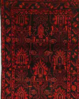 BROJARD, PERSIEN, 519 X 100CM, FLOR WOLLE, CA.40 JAHRE